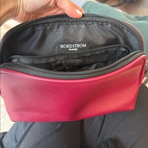 Nordstrom Beauty Fuchsia Cosmetic Case